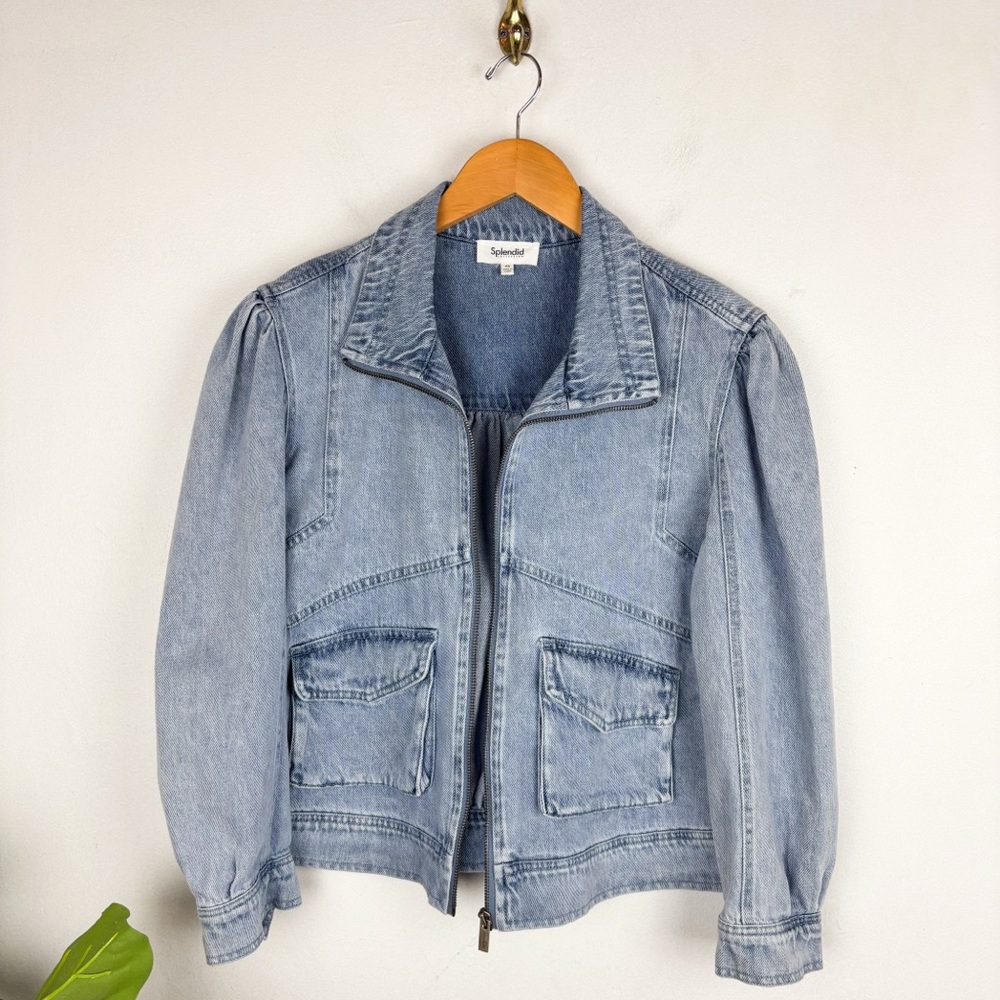Splendid Capri Denim Jacket Sz XS - Picture 3 of 10